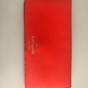 Large red Kate Spade Wallet